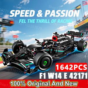레플리카 42171 메르세데스-벤츠 레고 기계 세트 시리즈 메르세데스-벤츠 f1 레이싱카 블록 장난감 생일 선물