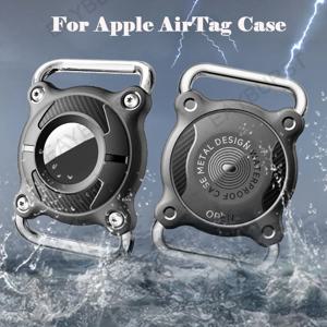 에어태그 강아지 목걸이 홀더 방수 에어태그 케이스 (탈부착 가능한 금속 루프 포함) 가볍고 애플 에어태그에 적합