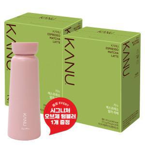[카누]카누 에스프레소 말차 라떼 커피믹스 24T 2개 +시그니처 오브제 텀블러