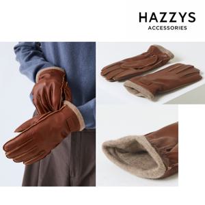 [선물포장] 브라운 시그니처 로고패치 양가죽 장갑 HJGV4F125W2