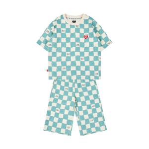 [롯데백화점]체커보드 반팔티7부상하복