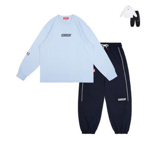 [FINAL클리어런스][주니어]IB 파이핑 포인트 티셔츠 세트_IB53SE803