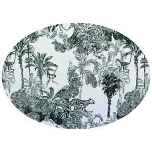 [메종드산드라] 플루메리아 OVAL 테이블매트 SAUVAGE-GREEN