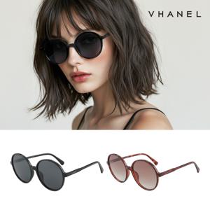 패션 뿔테 선글라스 자외선차단 VN1025CS 블랙 하바나