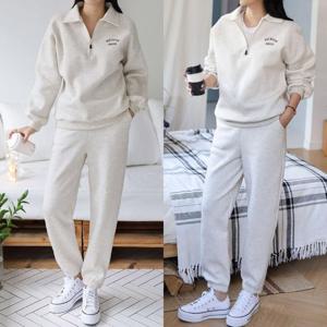 여성 기모 아노락 트레이닝세트 조거팬츠 (TRS-2033) (43300217)