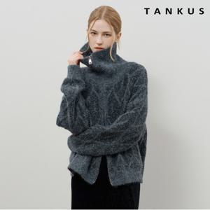 정상가:99,000원 l 스팽글 하프넥 투웨이 집업 가디건 (TX4CD018L0)