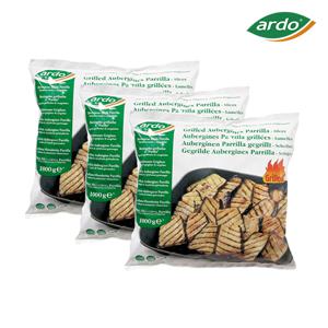 [ARDO] 냉동 그릴 가지 1kg x 3팩(소비기한 2026.03.01)