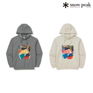 [최초가:119,000원] X 성낙진 작가 그래픽 후드 티 캠핑룩 후디 S24SMFHD50_BS_C