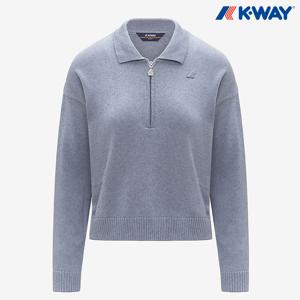 [정가:279,000] 까웨 여성 그랑마르니에 캐시미어 하프집업 스웨터 Y256EWK234