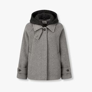 정상가339,000원 니트후드 포인트 울 숏코트 9175413993