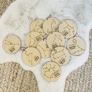 원형우드 별자리시리즈 가방장식 키링 만들기 diy