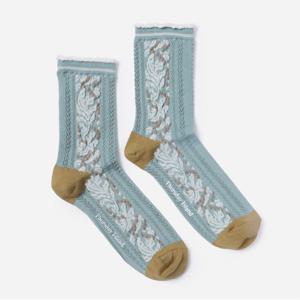 사이드 모티브 자카드 삭스_T258MSC236W