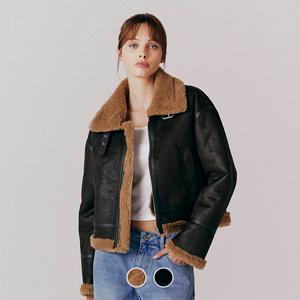 373918 여 무스탕 자켓