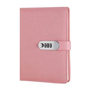 빈티지 비밀 다이어리형 노트 핑크  유선노트 일기장