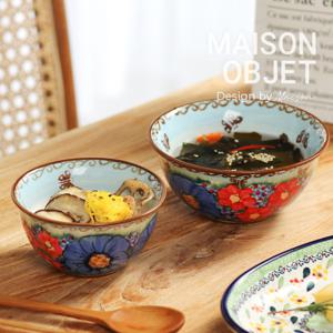 프라카 유니캇 폴란드풍 도자기 공기대접 2P 세트