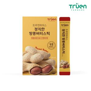 트루엔파머스 정직한 땅콩버터 100% 스틱 [10포X1박스]