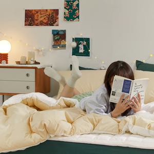 에티드 60수 고밀도면 밍크극세사 차렵이불 단품/세트/풀세트