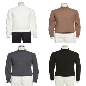 F/W 댄디블랙 부드러운 반폴라 터틀넥 니트 RQHPKT51ANW