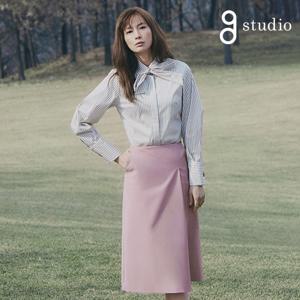 [블루55,핑크55]19 스프링울스커트1종