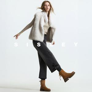 [SISLEY]시슬리 정품 25FW 양가죽 레이스업 부츠