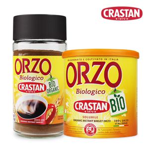 크라스탄 유기농 디카페인 보리 커피 오르조 보리차 125g+85g 1세트 카페인없는 차