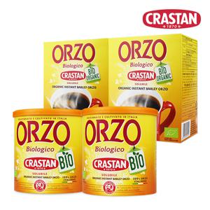 크라스탄 유기농 디카페인 보리 커피 오르조 보리차 125g+10T 2세트 카페인없는 차