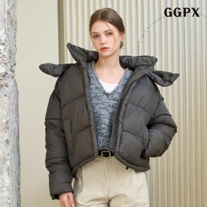 정상가:119,000원 ㅣ 데일리 심플 하이넥 후드 패딩 점퍼 (GPDJJ034D)