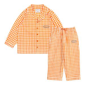 [베베드피노 언더웨어] [키즈]오렌지체크파자마세트_BU41UJ304