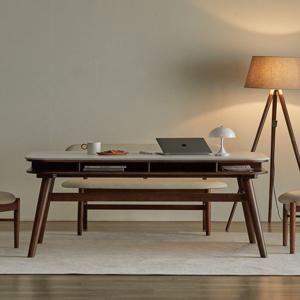 데이지 양면 세라믹 식탁 수납형 테이블 4인용 1400/1600