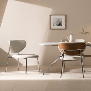 라움에스알 모이 식탁의자 편안한 인테리어 카페 스틸 체어