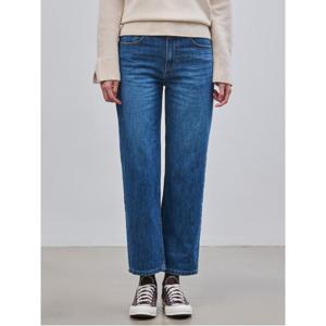 [24FW][Essential] 스트레이트 기모 데님 팬츠  인디고블루(BF4Y21E09P)