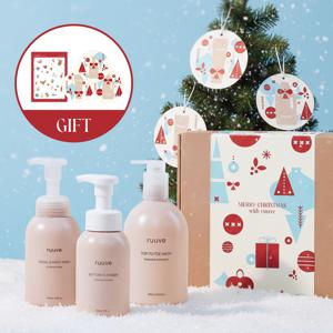 [크리스마스 에디션] 워시 3종 세트(엉덩이 클렌저+탑투토워시+페이셜 핸드워시) [+gift. 거품용기]