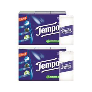 템포 4겹 휴대용 행키티슈 6개입 2팩 (총12개)