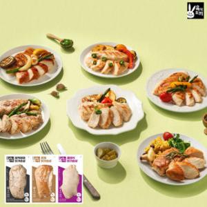 육식토끼 스팀 닭가슴살 150g 훈제맛 3종 10+10팩 골라담기(총 20팩)