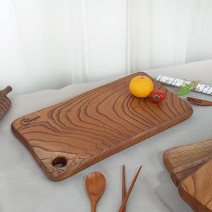 우드리아 느티 원목 나무 통나무 도마 느티웨이브(대) 옻칠도마 (EBS1 극한직업 795화 출연 업체 도마)