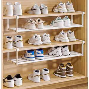 다용도 걸이형 길이조절 현관 신발정리대 슈즈렉 신발장 욕실 옷장 주방 수납 틈새 선반 (2개이상추가할인)