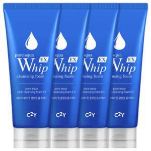 (초특가) 아쿠아 휩 폼클렌징 225ml 4개 (복수구매시 사은품) 클렌징폼 세안제 휩폼