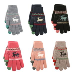 스마트폰터치 겨울 여성 니트장갑 기모 방한 털장갑 OFS-DMGV09