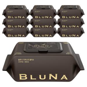 블루나 더퍼스트 물티슈 프리미엄 캡형 엠보싱 아기물티슈 70매 10팩 도톰한 두꺼운