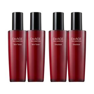 참존 디에이지 레드 에디션 2+2 기초 듀오세트 스킨 로션 120ml 단품 총 4개