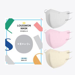 루이원 쿨마스크 새부리형 코편없는 편안한 마스크 100매