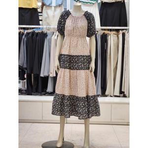 SOUP 세이브존07 오프숄더 겸 셔링 롱 원피스 OA5OPT5