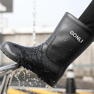 레인43 비오는날 편한 남성 패션 캐주얼 레인부츠 롱