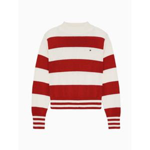 타미힐피거 여성 럭비 모크넥 스웨터 BB T22E6KTO003WT1 XNN
