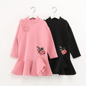 [트윈키즈][트윈키즈] 프릴꽃자수원피스(T7CT9O01)