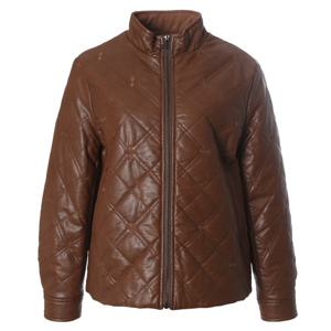 [안지크]포인트자수레더패딩 AI3PD1130