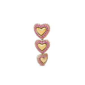 25 FW 게스 하트 셰이프 크리스털 이어링 JUBE05002JW TP441674294
