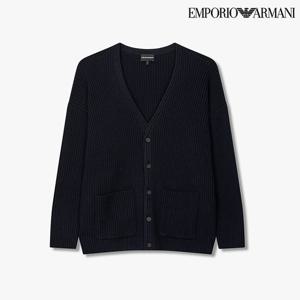 [엠포리오 아르마니]남성 리브드 브이넥 니트 가디건 A515328021  890000