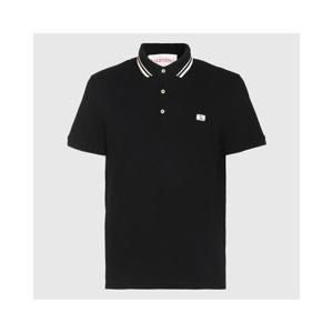 VALENTINO Valentino T-shirts and Polos Black 6V3MH01KAQK0NO