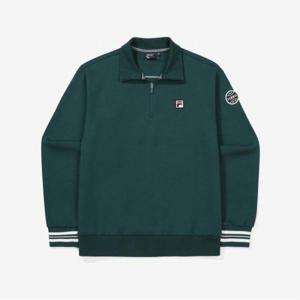 [FILA] F박스 면혼방 반집업 맨투맨 (FS2POF3311X_DGR)